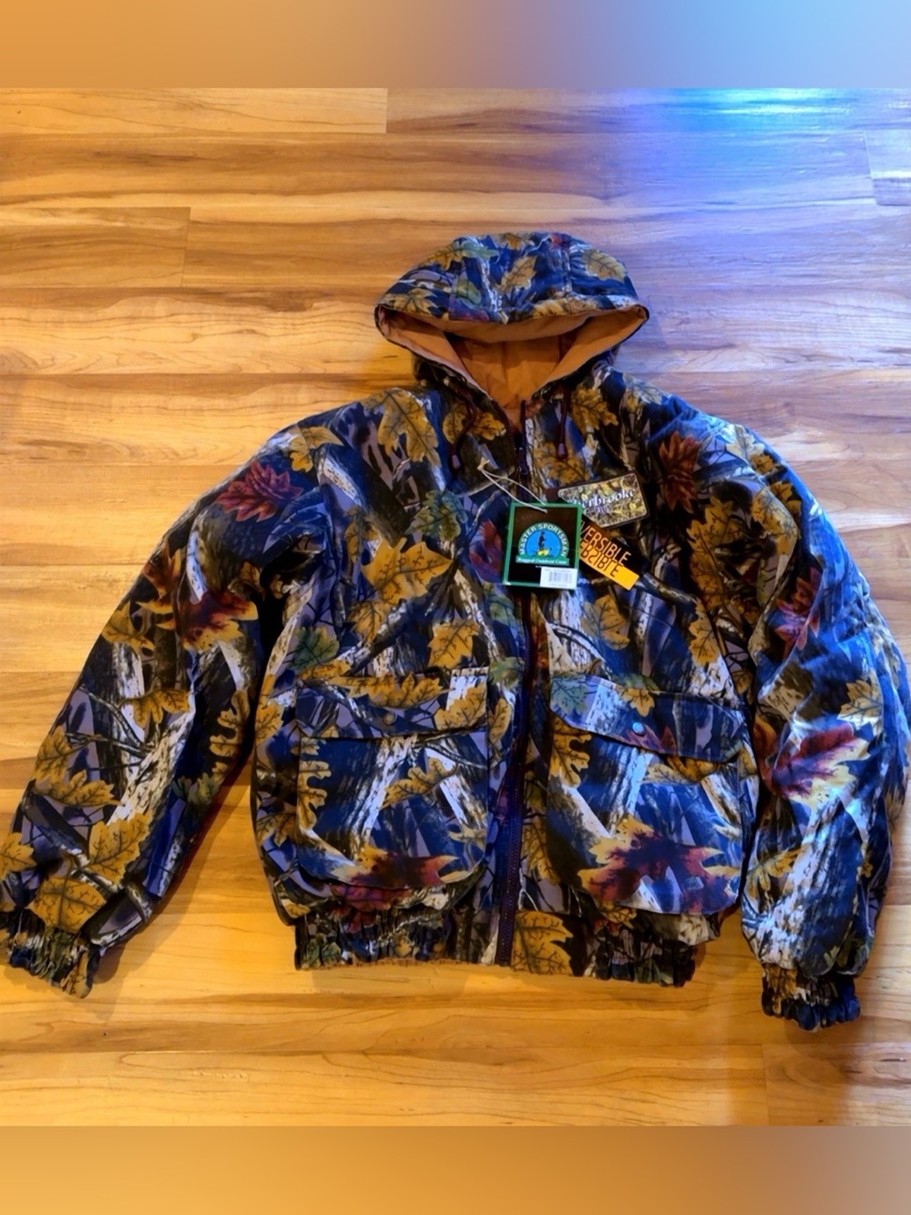 Master Sportsman Reversible Camo Hunting Jacket Men’s Large NWT